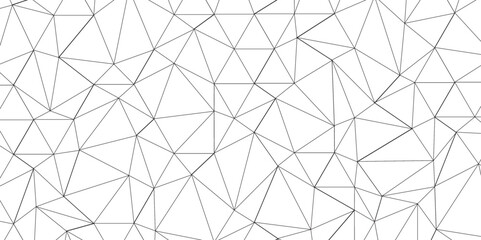 Abstract of simple gray line triangle pattern geometric background .white background creative and geometric shape with white luxury pattern .Gray and white geometric background with low poly triangle