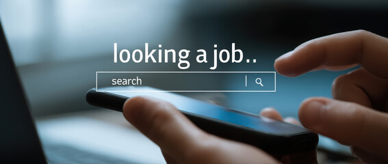 Looking for job can be challenging process, and this captures essence of searching for opportunities using smartphone