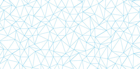 Abstract of simple BLUE line triangle pattern geometric background .white background creative and geometric shape with white luxury pattern .BLUE and white geometric background with low poly triangle