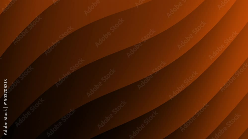 Poster abstract wavy brown lines create a smooth gradient pattern with a sense of depth and texture, abstra