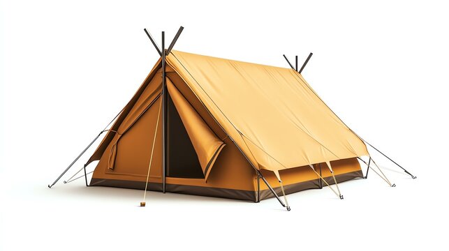 A spacious and inviting tent, perfect for camping trips and outdoor adventures. This tent offers comfort and shelter in nature, making it ideal for memorable experiences.