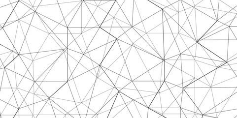 Abstract of simple gray line triangle pattern geometric background .white background creative and geometric shape with white luxury pattern .Gray and white geometric background with low poly triangle