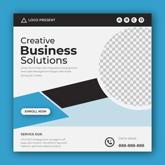 Digital marketing agency corporate social media post template