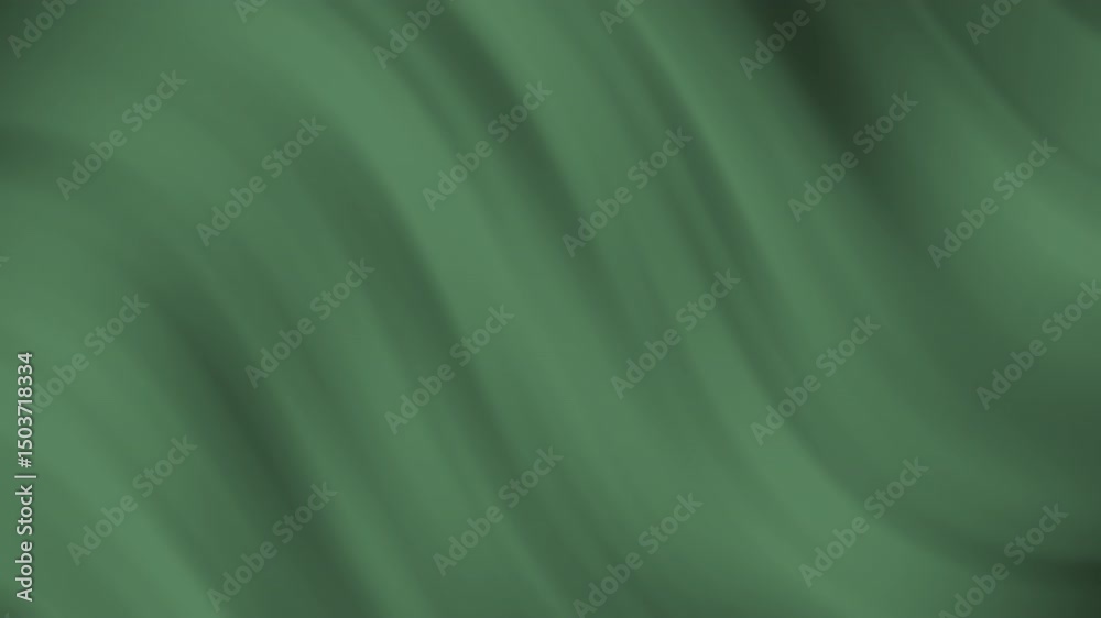 Poster soft, flowing green abstract background with smooth gradient waves, abstract texture gradient motion
