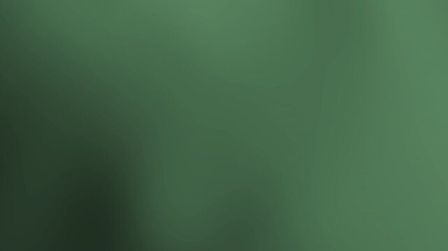 A smooth abstract green gradient background with subtle waves and soft shading, Abstract texture Gradient motion Background animation.