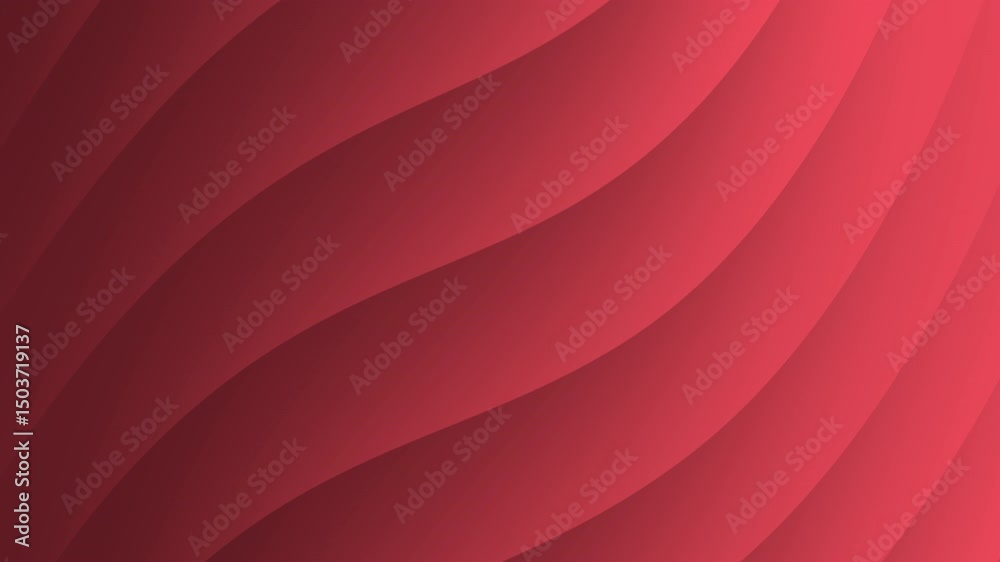 Poster a smooth red abstract background featuring soft, wavy lines and gradients for a modern look, abstrac
