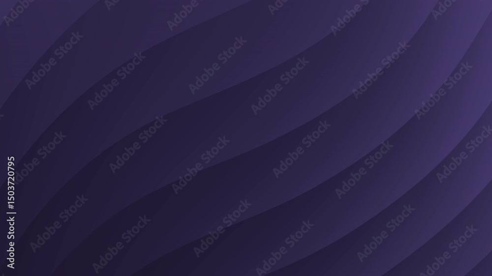 Poster A deep purple abstract background with smooth, wavy lines creating a modern and elegant texture, Abstract texture Gradient motion Background animation.