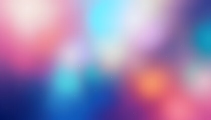 Soft blurred lights abstract background with vibrant bokeh in blue, pink, and purple tones — ideal for tech, party, or web design.