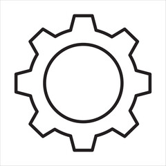 Work industri icon outline vector
