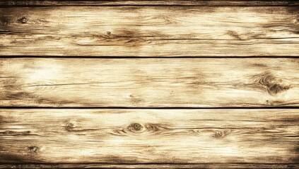 Fototapeta premium Aged, horizontal wooden planks, natural tones