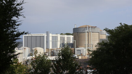 Fototapeta premium nuclear power plant electricity energy