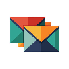 envelopes clipart logo vector illustration isolated on white background