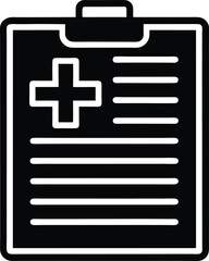 Obraz premium Medical Report Icon Outline Vector Illustration