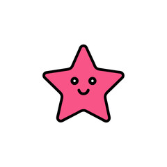 Obraz premium Festive Star Doodle Vector Clip Art Xmas