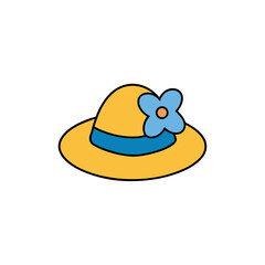 Winter Hat Doodle Vector Clip Art Festive