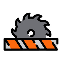 saw machine icon	
