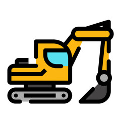 excavator icon	