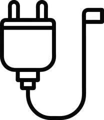 Fototapeta premium Adapter Icon Outline Vector Illustration