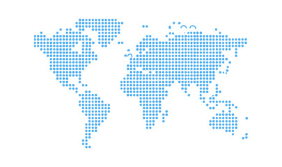 Fototapeta premium world map, earth, green, blue, vector, colorful vector, earth illustration, global, silhouette, black on white background