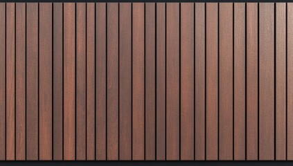 Brown wooden planks, vertically arranged,  with dark lines between.  Detailed wood grain,  smooth texture