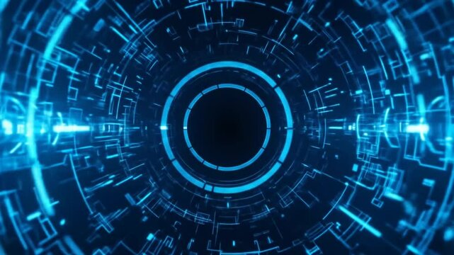 abstract technology background with binary code