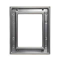 metal frame isolated on white