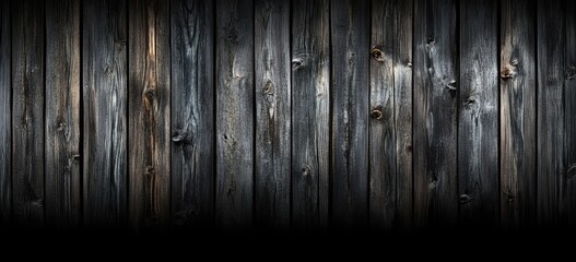 Obraz premium Dark, aged wooden planks