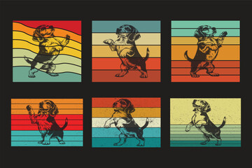 Peeking Bulldog up Head on  wall vector bundle 