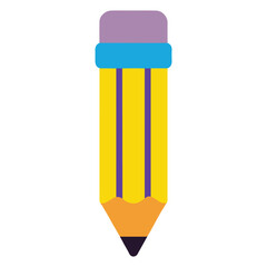 Eraser Pencil, Eraser Pencil 90s nostalgic illustration, nostalgic 1990s colorful clipart, 90s nostalgic design sublimation
