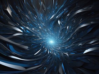 Obraz premium Illuminated Flow: A Visual Exploration of Light and Motion