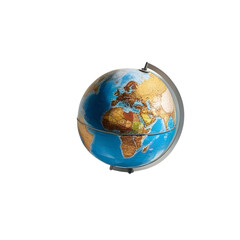 Naklejka premium earth globe on white background
