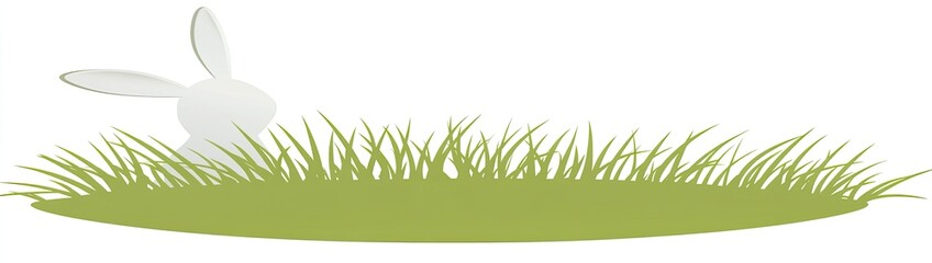 Rabbit in grassy field