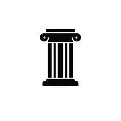 Classic greek column architectural design element