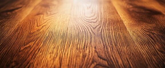 Warm, rich wood grain surface