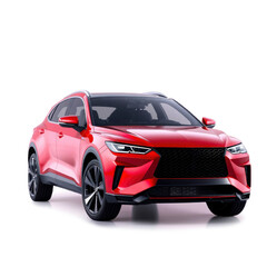 red sports car with transparent background PNG and JPEG image	