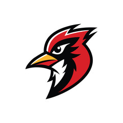Obraz premium woodpecker mascot logo