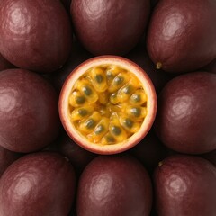 Fototapeta premium Passion Fruit Cross Section