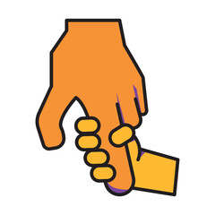 Father's Day Handshake Icon