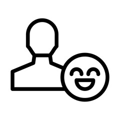 Father's Day Happy Face Icon