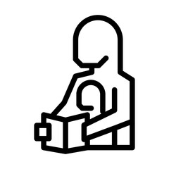 Father's Day Reading Book Icon