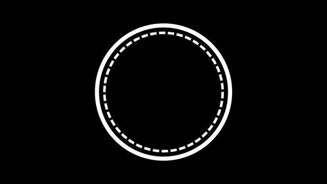10 second Count Down on black background