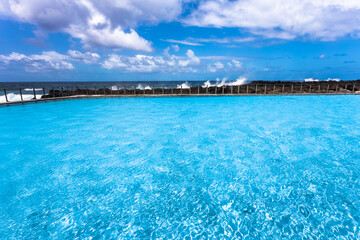 Piscine naturelle d’eau de mer, Saint-Philippe, île de la Réunion 
