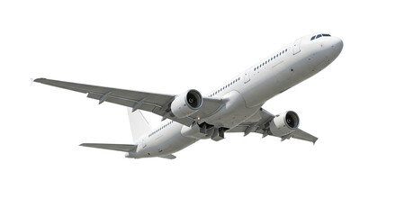 airplane isolated on white