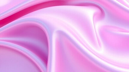 Obraz premium pink satin fabric, lustrous and smooth texture, flowing and cascading folds, luxurious and opulent, abstract and elegant, dynamic and captivating 