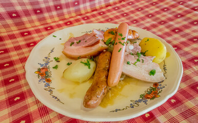 Choucroute alsacienne 