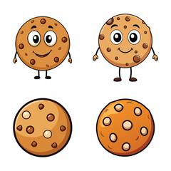 Chocolate Cookies Cartoon