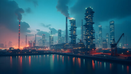 Manufacturing Sector Protection: Targeted Tariff Policies, Regulatory Interventions, and Domestic Support Strategies for Economic Resilience - Photo Stock Concept with Empty Space