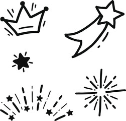 doodle vector collection of swishes, swashes, swoops.