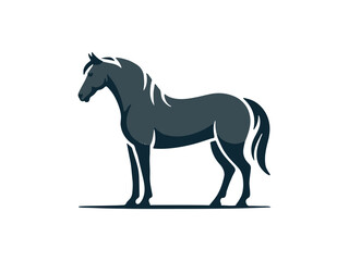 Flat Horse Vector Icon