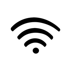 Wifi signal doodle vector icon
